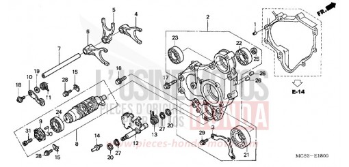 GEARSHIFT DRUM ST13002 de 2002